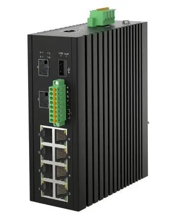 Produktfoto 1 von RS PRO Ethernet-Switch 8-Port Managed