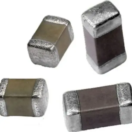 Produktfoto 1 von Vishay, VJ....W1BC Basic Commodity, Oberfläche Keramik-Vielschichtkondensator X7R, 100 nF ±10 % / 100V dc, Gehäuse 1206