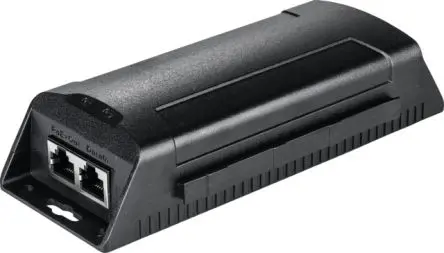 Produktfoto 1 von ABUS Security-Center PoE Injektor 100V ac, 240 V ac Input / 100V, 240 V Output 30 W 1 Port 60 mm L. 64mm B. 160 mm T.