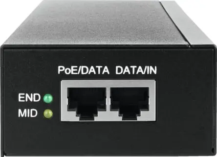 Produktfoto 1 von ABUS Security-Center PoE Injektor 100V ac, 240 V ac Input 60 W 1 Port 180 mm L. 70mm B. 36 mm T.