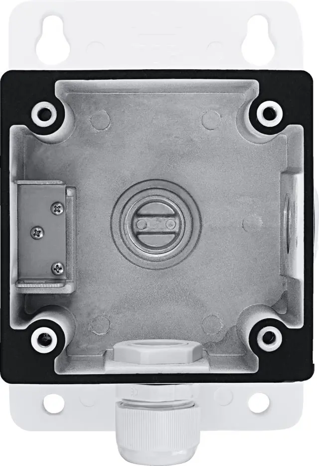 Produktfoto 1 von ABUS Security-Center Kameragehäuse Anschlussdose für Wandhalterung Mini-Dome für TVAC32420 Aluminium, H. 180 mm, T. 60