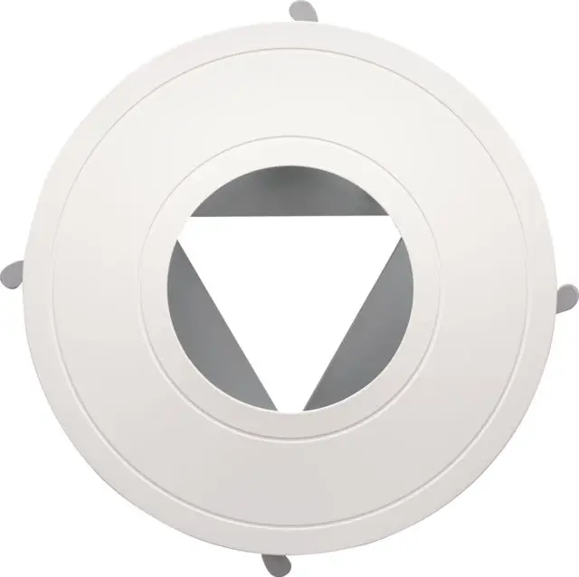 ABUS Security-Center Kameragehäuse Unterputz-Dome für IPCB74521, IPCB78521 Aluminium, H. 87 mm, T. 245 mm, B. 245 mm