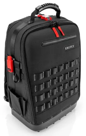 Produktfoto 1 von Knipex Synthetische Faser Rucksack mit Zweiwegereißverschluss, 35cm x 530 mm x 500 mm Schultergurt