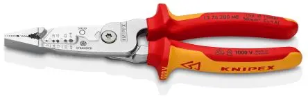 Produktfoto 1 von Knipex Knipex 13 Abisolierer, Flach 0.75 to 6 mm², 200mm