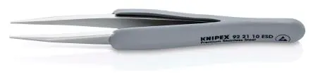 Produktfoto 1 von Knipex Edelstahl Pinzette, 123mm, Spitze Fein Antimagnetisch ESD-Sicherheit