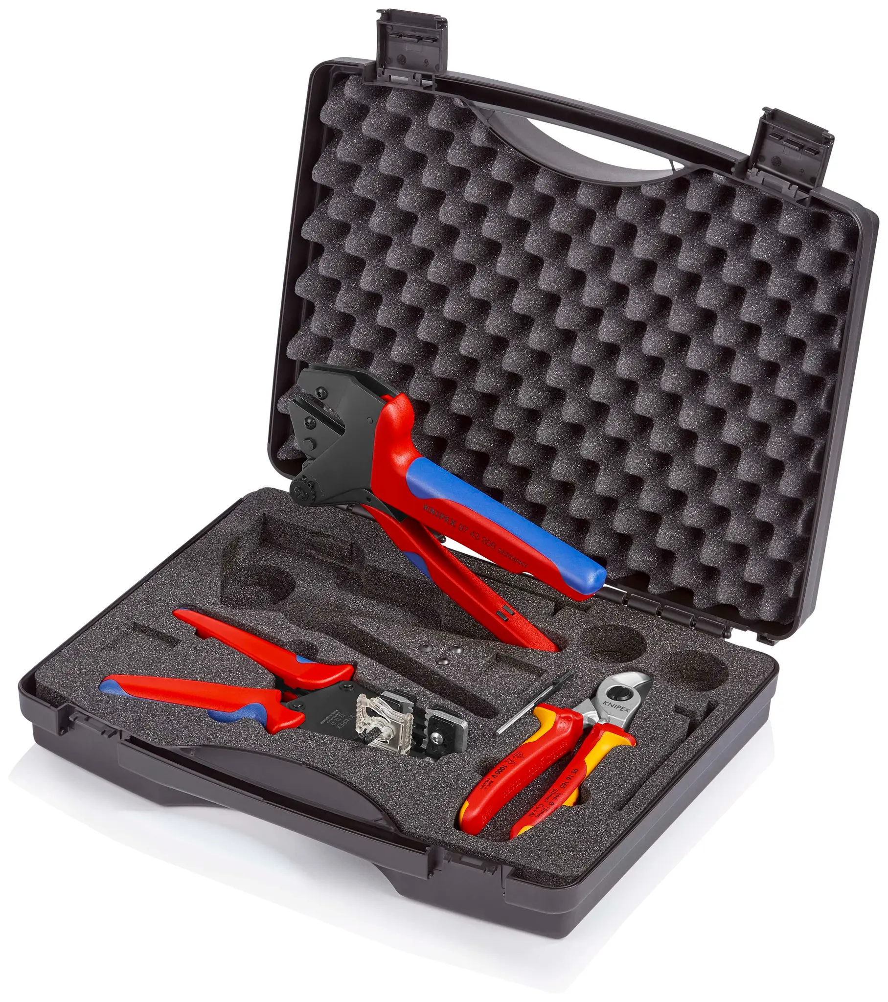 Produktfoto 1 von Knipex Crimp Set Crimpbefestigung Werkzeugkoffer