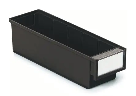 Produktfoto 1 von Treston Sichtlagerkasten, Antistatik, H: 82 mm L: 300 mm B: 92mm, Polypropylen