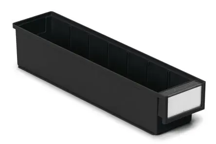 Produktfoto 1 von Treston Sichtlagerkasten, Antistatik, H: 82 mm L: 400 mm B: 92mm, Polypropylen