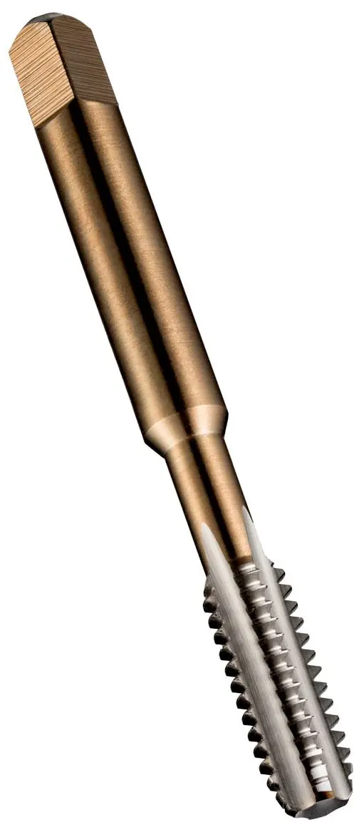 Produktfoto 1 von Dormer Gewindebohrer HSS Hand, UNC Handgewindebohrer mit geradem Gewindegang, Rechtsgewinde 10 UNC