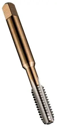 Produktfoto 1 von Dormer Gewindebohrer HSS Hand, UNC Handgewindebohrer mit geradem Gewindegang, Rechtsgewinde 5/16 in UNC