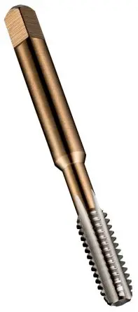 Produktfoto 1 von Dormer Gewindebohrer HSS Hand, UNC Handgewindebohrer mit geradem Gewindegang, Rechtsgewinde 5/16 in UNC