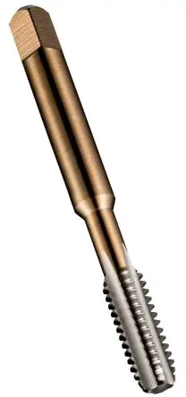Produktfoto 1 von Dormer Gewindebohrer HSS Hand, UNC Handgewindebohrer mit geradem Gewindegang, Rechtsgewinde 5/8 in UNC