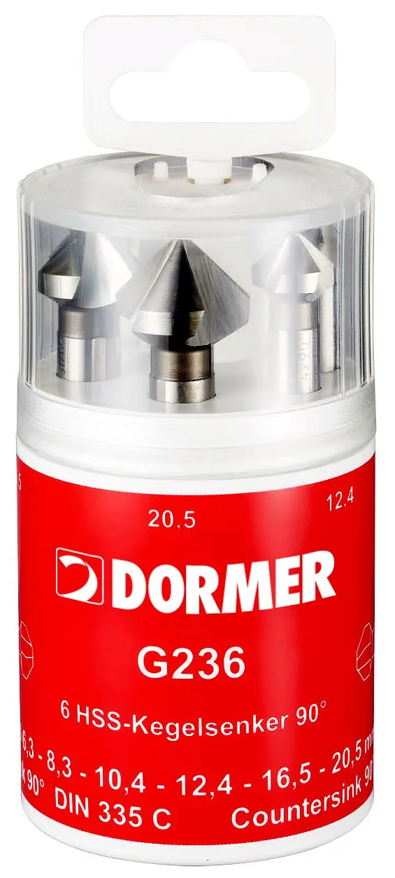 Produktfoto 1 von Dormer HSS Kegelsenker, 90 ° 6