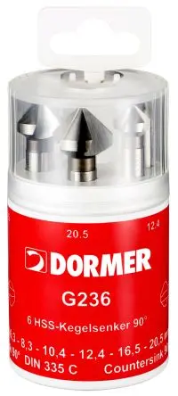 Produktfoto 1 von Dormer HSS Kegelsenker, 90 ° 6