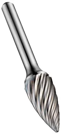 Produktfoto 1 von Dormer Entgratungswerkzeug Spitzbaum 9.6 mm Hartmetall