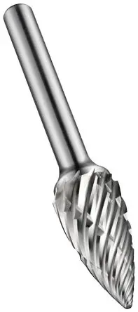 Produktfoto 1 von Dormer Entgratungswerkzeug Spitzbaum 9.6 mm Hartmetall