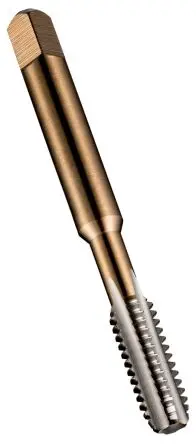 Produktfoto 1 von Dormer Gewindebohrer HSS Hand, Metrisch Fein Handgewindebohrer mit geradem Gewindegang, Rechtsgewinde M10