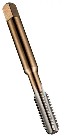 Dormer Gewindebohrer HSS Hand, UNC Handgewindebohrer mit geradem Gewindegang, Rechtsgewinde 1/4 in UNC
