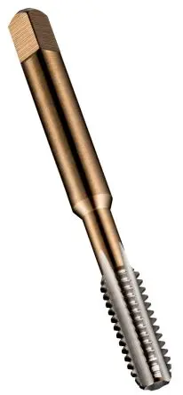 Produktfoto 1 von Dormer Gewindebohrer HSS Hand, UNC Handgewindebohrer mit geradem Gewindegang, Rechtsgewinde 10 UNC
