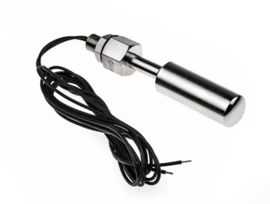 Produktfoto 1 von RS PRO 7179 0040 Schwimmerschalter Kabel Edelstahl 200 V dc, Nein, -20 °C 250 V ac → 110 °C, mit 60.6 mm Leitung