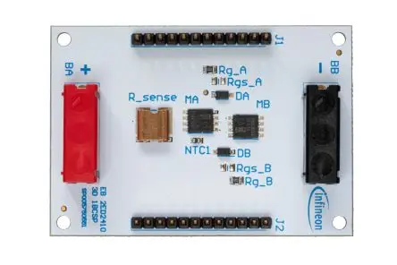 Produktfoto 1 von Infineon Power MOSFET, Gate Driver Gate-Treiber-Modul, EB 2ED2410 3D 1BCSP MOSFET, für 2ED2410-EM