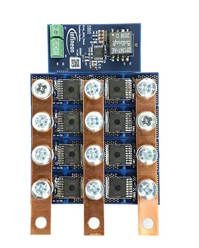 Produktfoto 1 von Infineon MOSFET Evaluierungskit, Bidirektionales Schutzschalter-Evaluierungskit Stromregler, für MOSFET