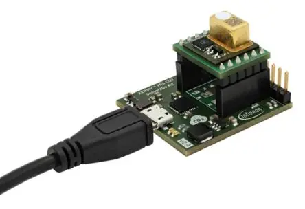 Produktfoto 1 von Infineon CO2 Sensor Evaluierungskit, Schnellstartanleitung für XENSIV PAS CO2 Sensor2Go Evaluierungskit