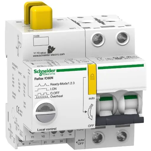 Produktfoto 1 von Schneider Electric Acti9 Miniaturüberlastschalter Typ C, Pol 2-polig 16 A 230 V ac, Abschaltvermögen 20 kA Acti9