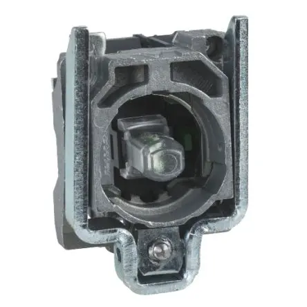 Produktfoto 1 von Schneider Electric Harmony Drucktaster-Kontaktblock Anzeigenblock LED Weiß beleuchtet 1 Öffner 24V Schraube