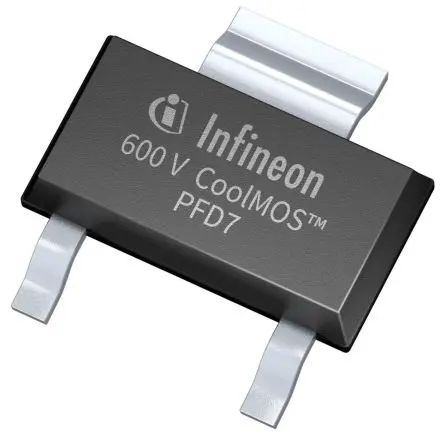 Produktfoto 1 von Infineon IPN Typ N-Kanal, Oberfläche MOSFET Erweiterung 650 V / 3.6 A 6 W, 3-Pin PG-SOT223