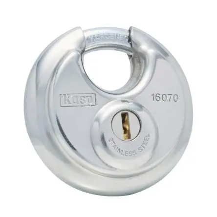 Kasp Stahl Vorhängeschloss Schlüssel Wetterfest, Bügel-Ø 22 mm x 17 mm 70mm