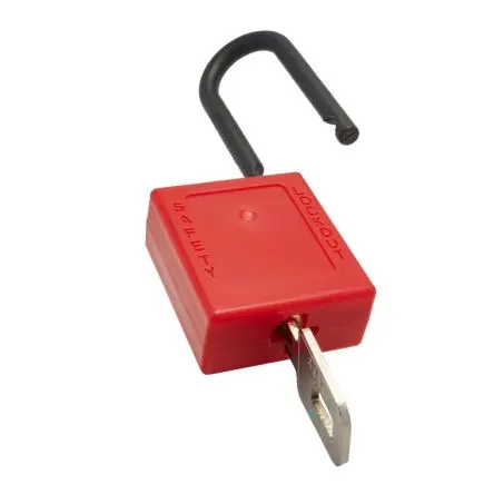 Kasp Nylon Vorhängeschloss Schlüssel Wetterfest, Bügel-Ø 20 mm x 38 mm 40mm