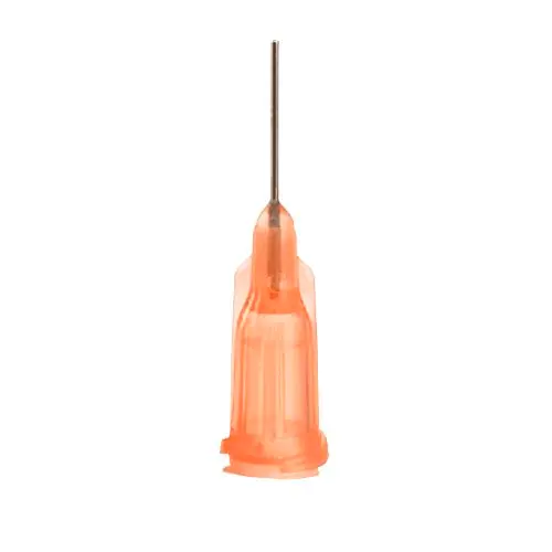 Produktfoto 1 von Metcal Dosierspitze Gerade, Orange, Größe 23, 25.4 mm, für Spritzen im Luer-Lok-Stil