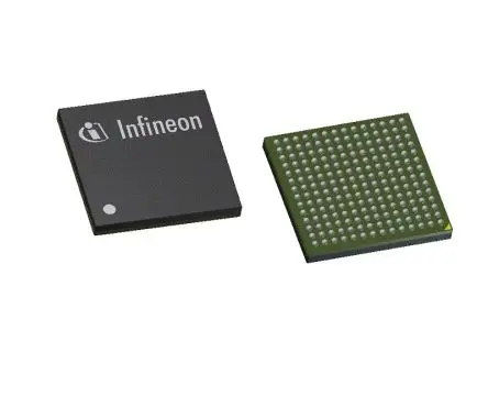 Produktfoto 1 von Infineon Mikrocontroller XMC Family ARM Cortex M4 32 bit Oberfläche 2.048MB Flash PG-LFBGA-196 155-Pin 144 MHz 352 kB