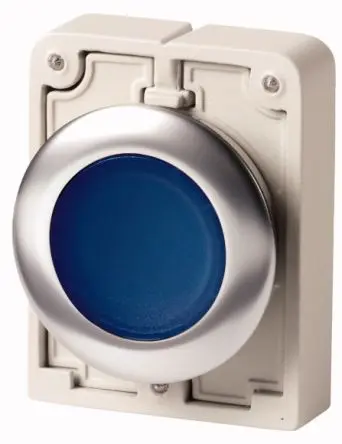 Produktfoto 1 von Eaton RMQ-Titan Druckschalter Ø 30.5 mm, Schwarz Tastend Flach Rund, IP66