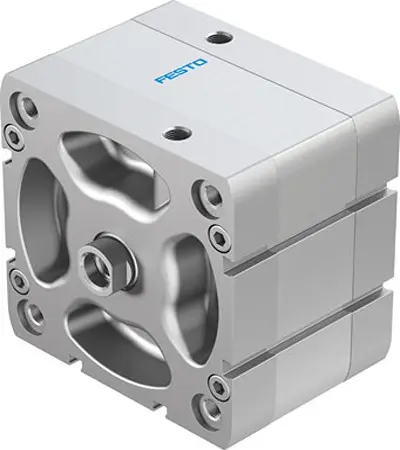 Produktfoto 1 von Festo ADN-100-15-I-PPS-A 577191 Pneumatik-Kompaktzylinder 15 mm Doppeltwirkend, Bohrung Ø 100 mm, bis 1 Mpa