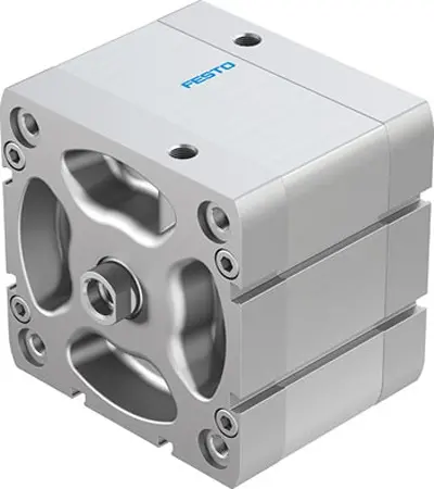 Produktfoto 1 von Festo ADN 577193 Pneumatik-Kompaktzylinder 25 mm Doppeltwirkend, Bohrung Ø 100 mm, bis 1 Mpa