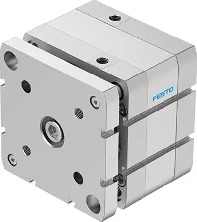 Produktfoto 1 von Festo ADNGF 554286 Pneumatik-Kompaktzylinder doppeltwirkend, Bohrung Ø 100mm / Hub 10mm