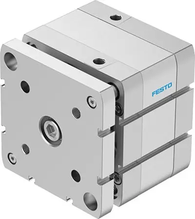 Produktfoto 1 von Festo ADNGF 554287 Pneumatik-Kompaktzylinder 15 mm Doppeltwirkend, Bohrung Ø 100 mm, bis 1 Mpa