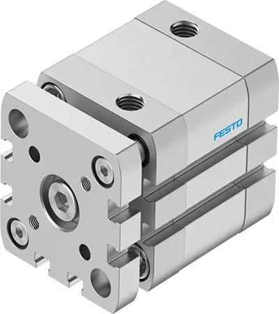 Produktfoto 1 von Festo ADNGF-40-15-PPS-A 574032 Pneumatik-Kompaktzylinder 15 mm Doppeltwirkend, Bohrung Ø 40 mm, bis 1 Mpa
