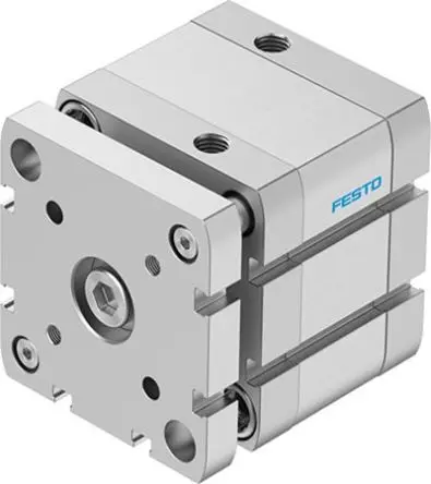 Produktfoto 1 von Festo ADNGF-63-15-PPS-A 574050 Pneumatik-Kompaktzylinder 15 mm Doppeltwirkend, Bohrung Ø 63 mm, bis 10 bar