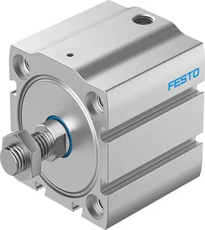 Produktfoto 1 von Festo AEN 8092153 Pneumatik-Kompaktzylinder 10 mm Einfachwirkend, Bohrung Ø 50 mm, bis 1 Mpa