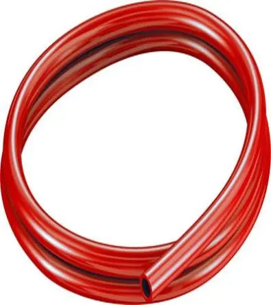 Produktfoto 1 von Festo Rund Kunststoffrohr Rot, Außen-Ø 12 mm Außen-ø  / Innen-Ø 8 mm, Thermoplastisches Elastomer, 4 mm