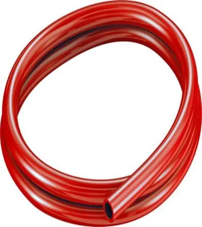 Festo Rund Kunststoffrohr Rot, Außen-Ø 14 mm Außen-ø / Innen-Ø 9.8 mm, Thermoplastisches Elastomer