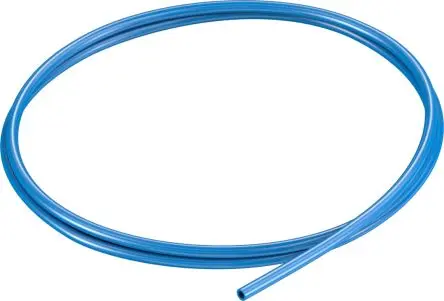Produktfoto 1 von Festo Rund Kunststoffrohr Blau, Außen-Ø 4 mm Außen-ø  / Innen-Ø 2.6 mm, Thermoplastisches Elastomer, 1.4 mm