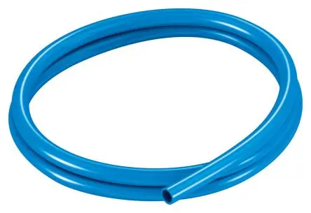 Produktfoto 1 von Festo Rund Kunststoffrohr Blau, Außen-Ø 10 mm Außen-ø  / Innen-Ø 7 mm, Thermoplastisches Elastomer, 3 mm