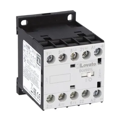 Produktfoto 1 von Lovato BG09 Schütz 48 V-Spule, 3-polig, 690V / 20 A 5 kW 1 Öffner Funkenfest 1-Hilfskontakte