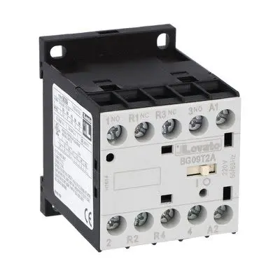 Produktfoto 1 von Lovato BG09 Schütz 230V-Spule, 4-polig, 440V / 20 A 15 kW 2 Schließer/2 Öffner