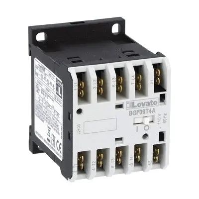 Produktfoto 1 von Lovato BGF09 Schütz 220 V-Spule, 4-polig, 690V / 4 A 22 kW Gerade