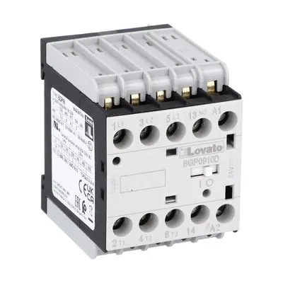 Produktfoto 1 von Lovato BGP09 Schütz 125 V dc-Spule, 3-polig, 690V 22 kW 1 Schließer